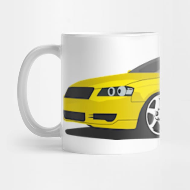 Yelow Audi a3 by Rebellion Store